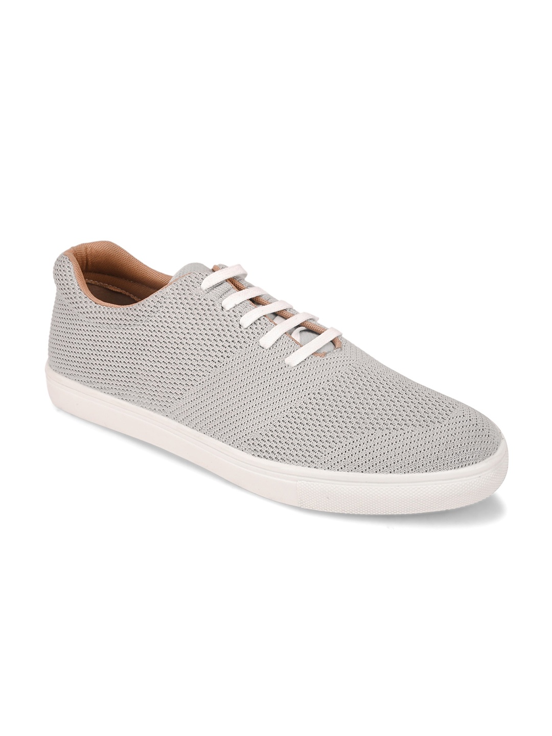 

Roadster Men Grey Woven Design Sneakers