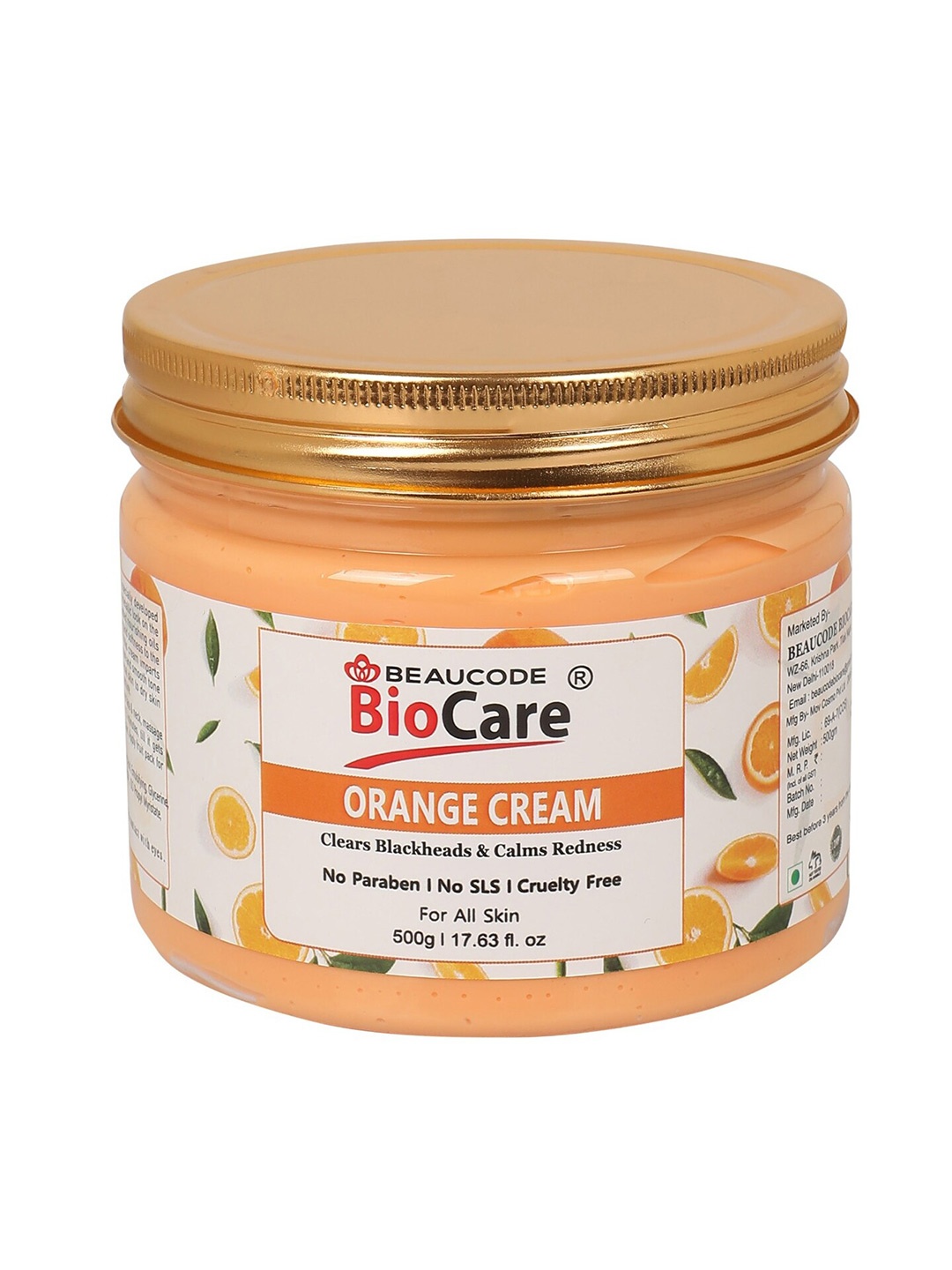 

BEAUCODE BIOCARE Orange Cream for All Skin Types - 500 g
