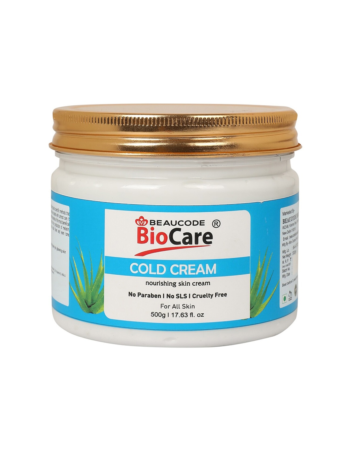 

BEAUCODE BIOCARE Cold Face & Body Cream for All Skin Types - 500 g