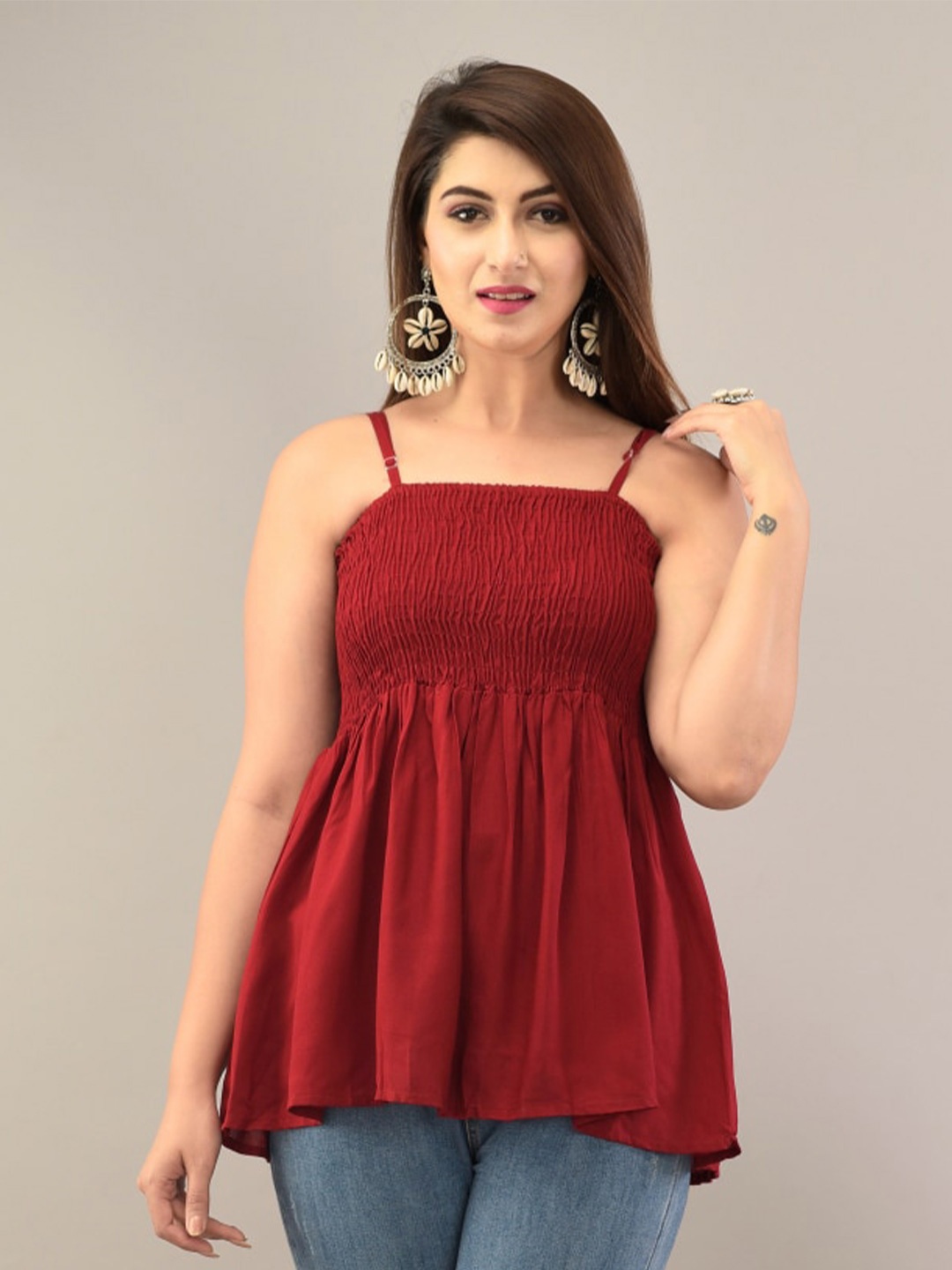 

IQRAAR Maroon Empire Top