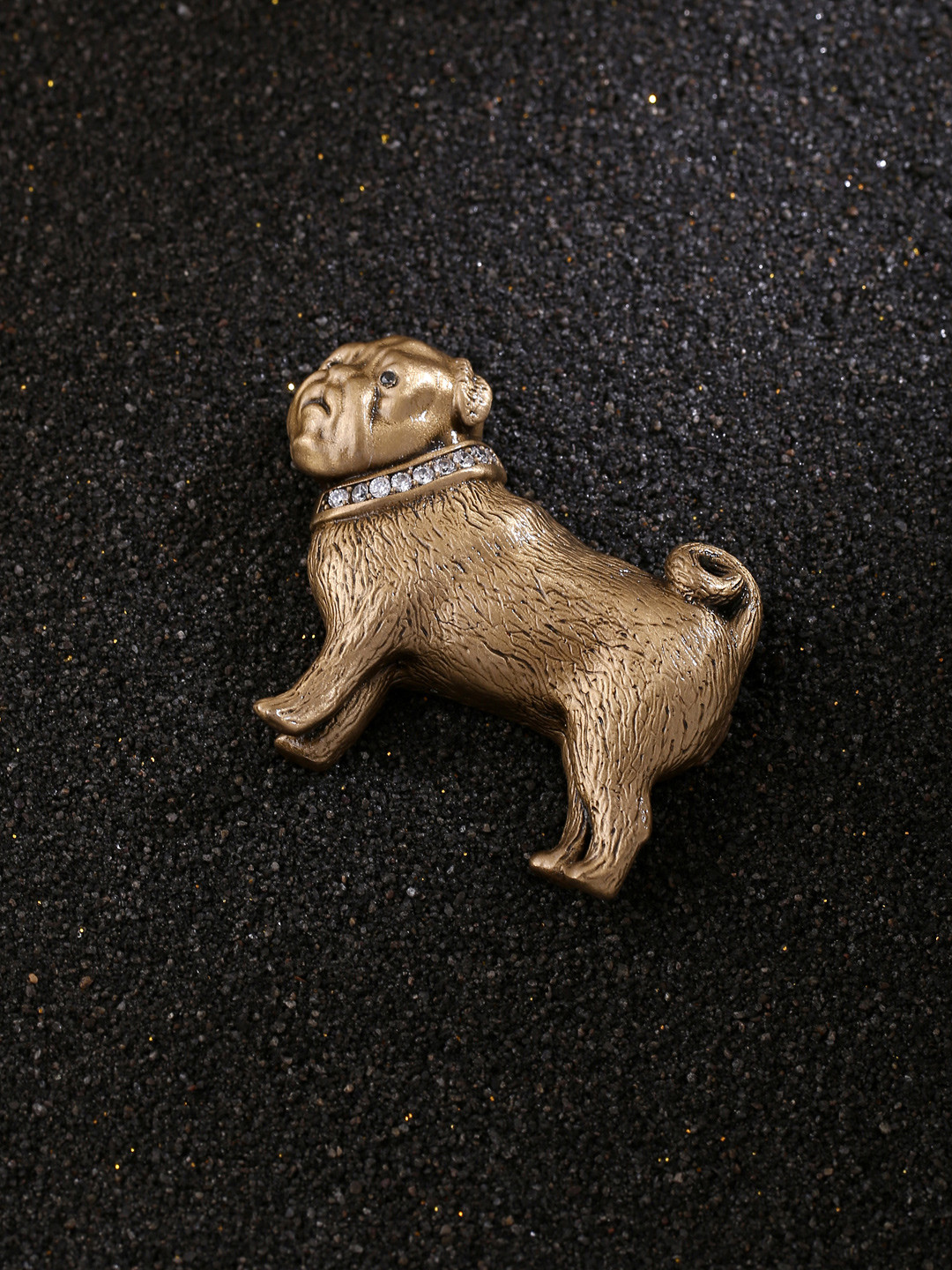

COSA NOSTRAA Men Pug Metallic Brooch