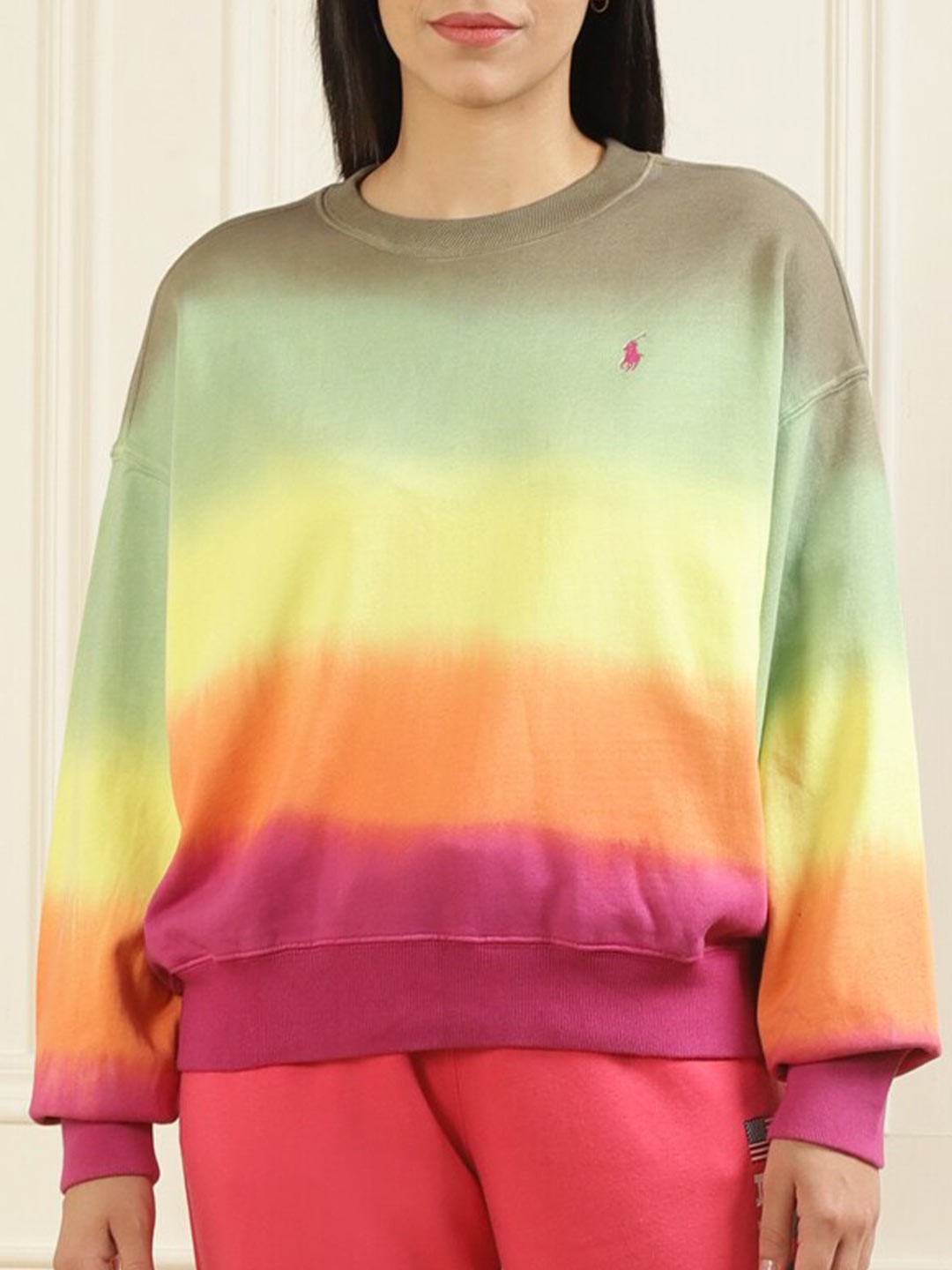 

Polo Ralph Lauren Women Multicoloured Printed Sweatshirt, Multi