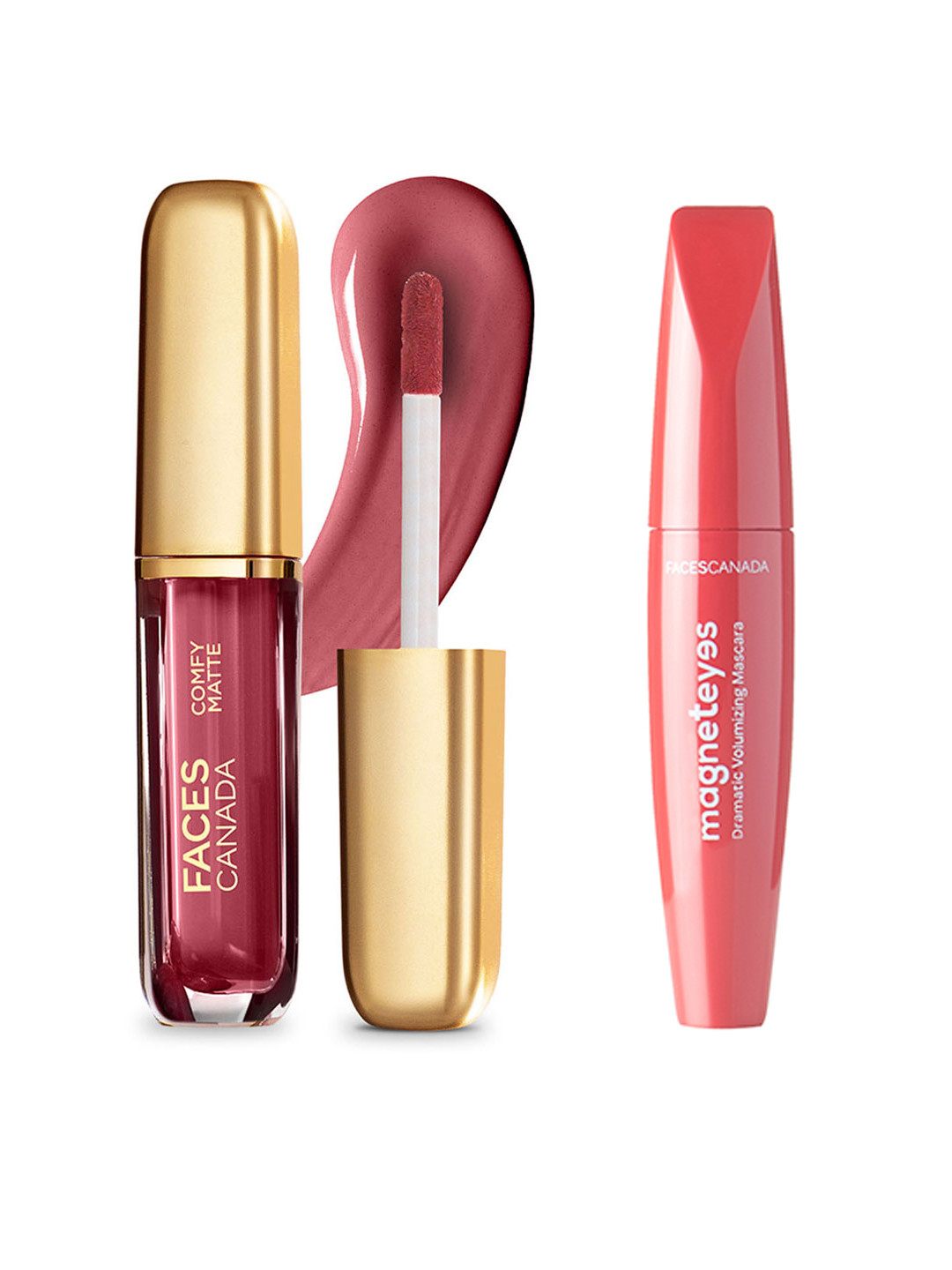 

FACES CANADA Magneteyes Mascara-Black 9.5 ml & Comfy Matte Lip Color-Fixed It For You 3 ml