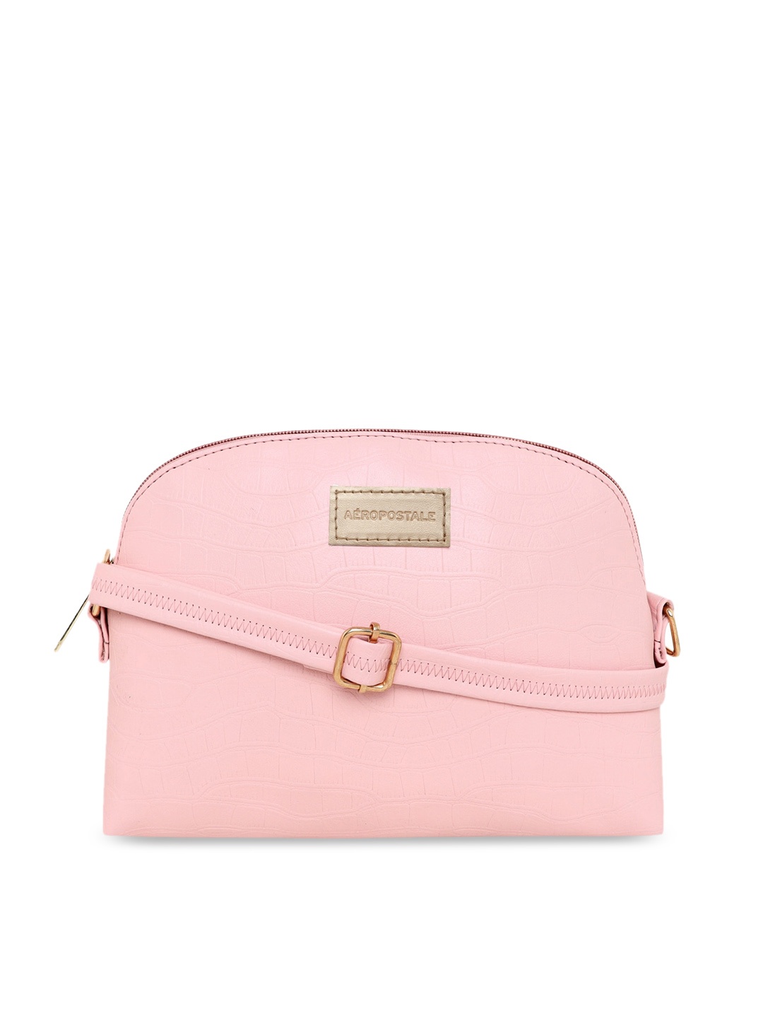 

Aeropostale Pink PU Structured Handheld Bag
