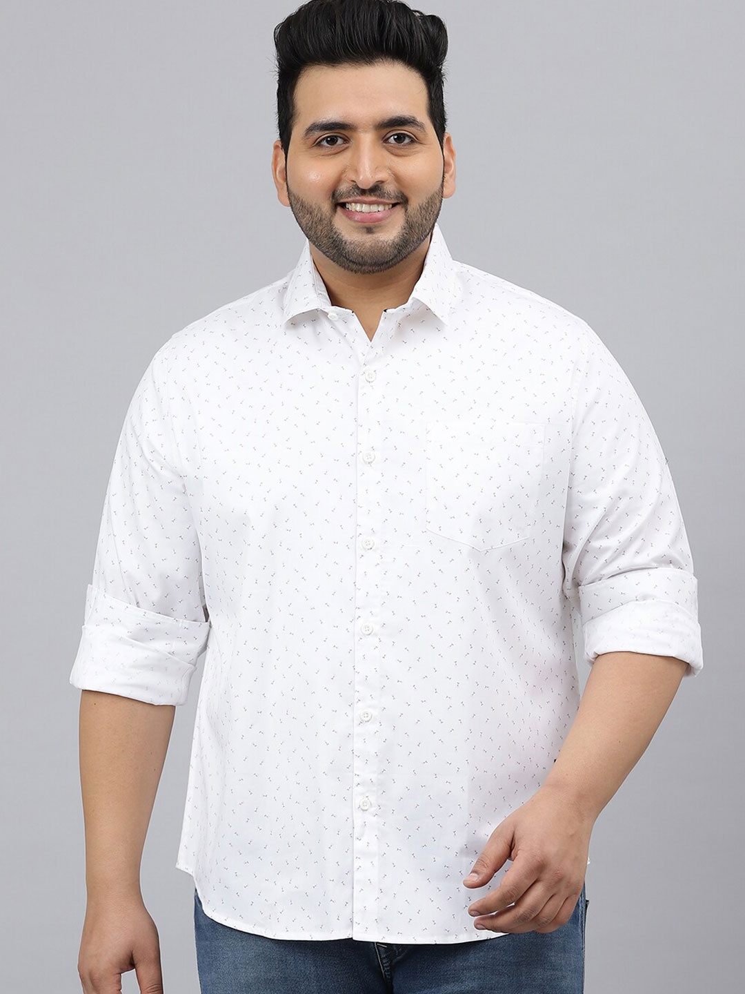 

Thomas Scott Men Pink Printed Casual Shirt