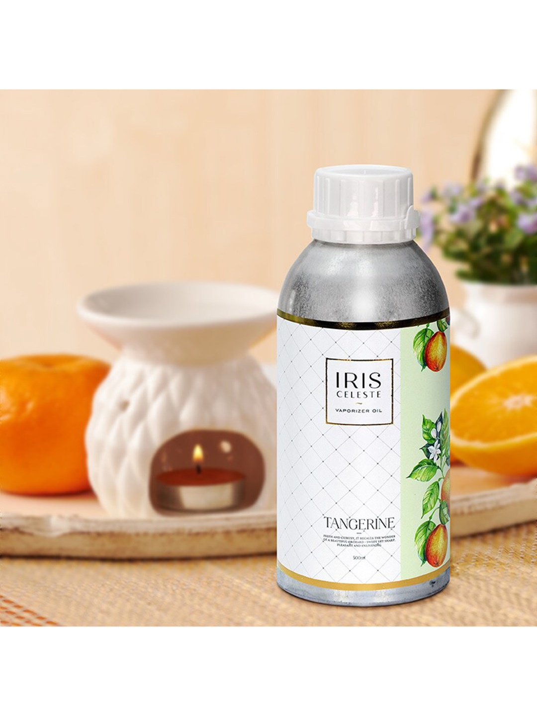 

Iris Celeste Tangerine Concentrated Vaporizer Oil 500 ml, Yellow