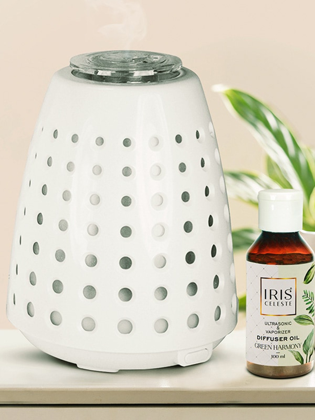 

Iris Green Harmony Ultrasonic & Vaporizer Diffuser Aroma Oils