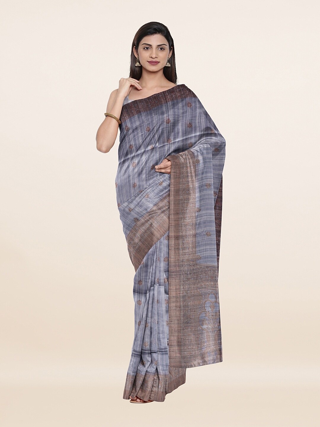 

Pothys Women Blue Sarees