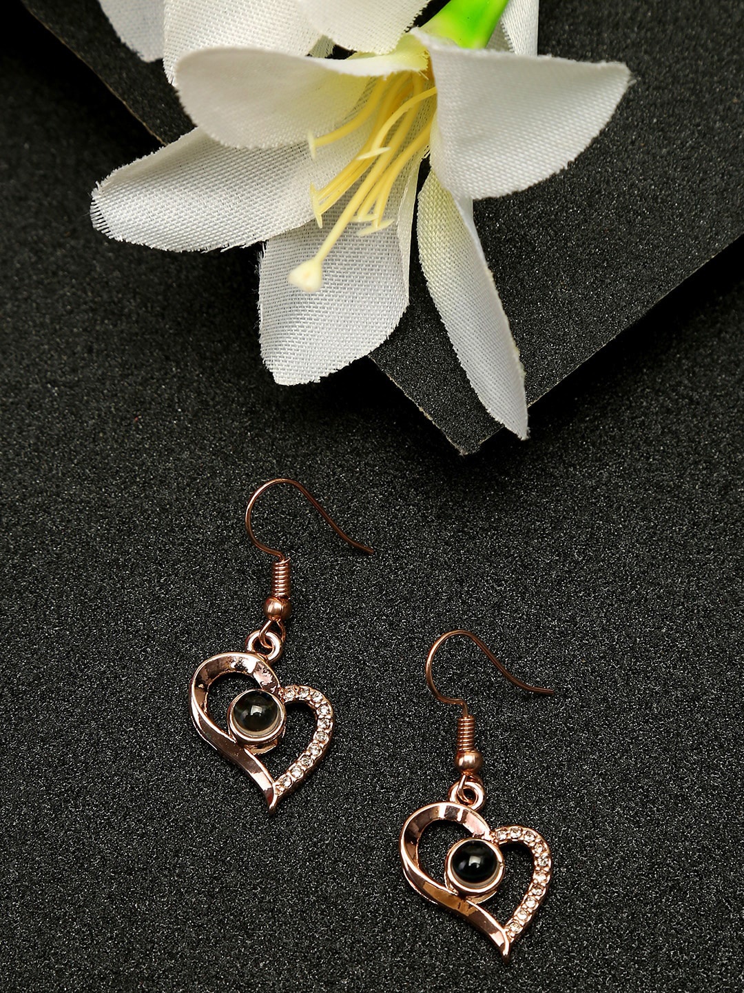 

Celena Cole Gold-Toned Contemporary Drop Earrings