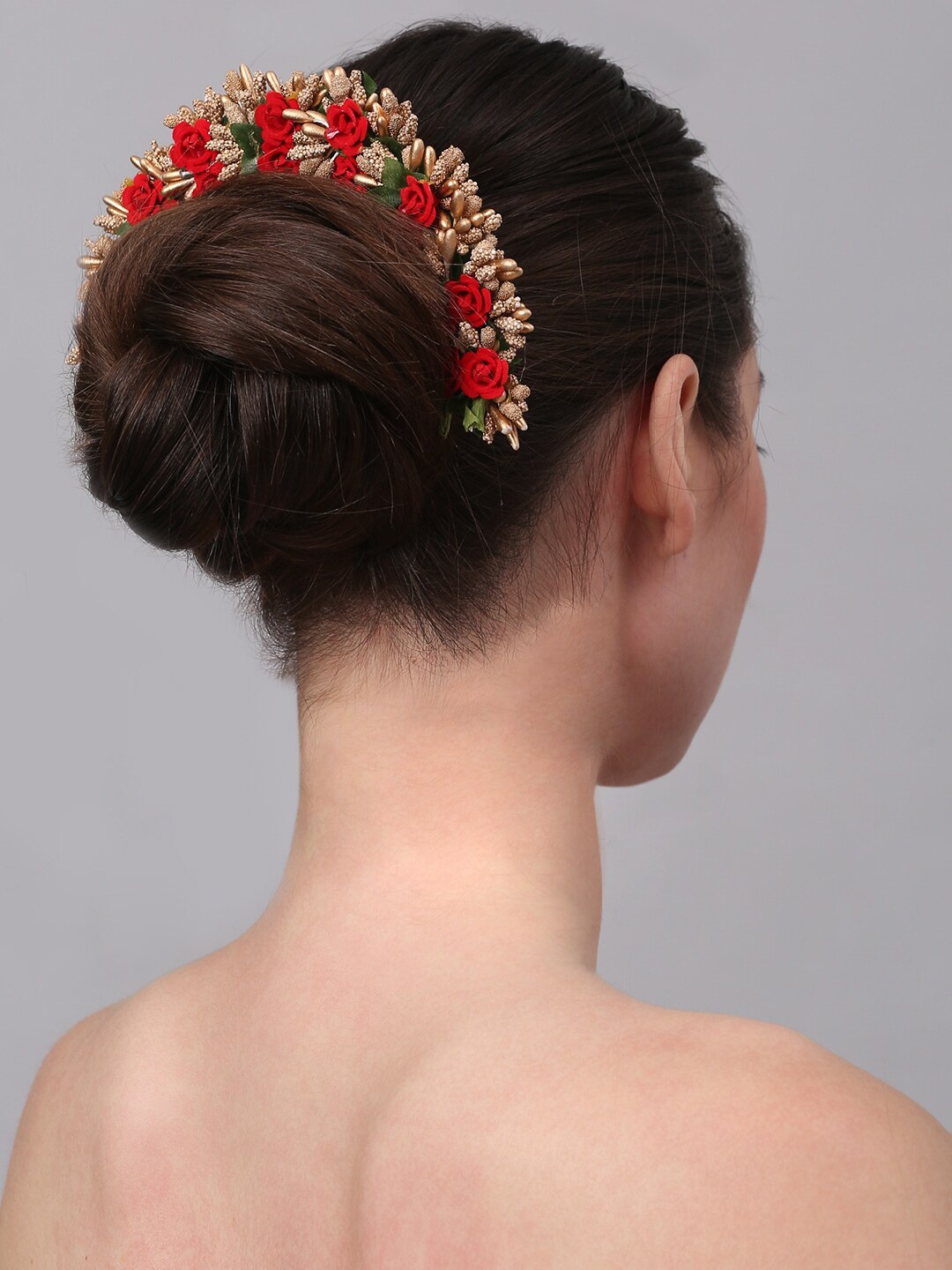 

Celena Cole Women Red & Gold-Toned Embellished Tiara