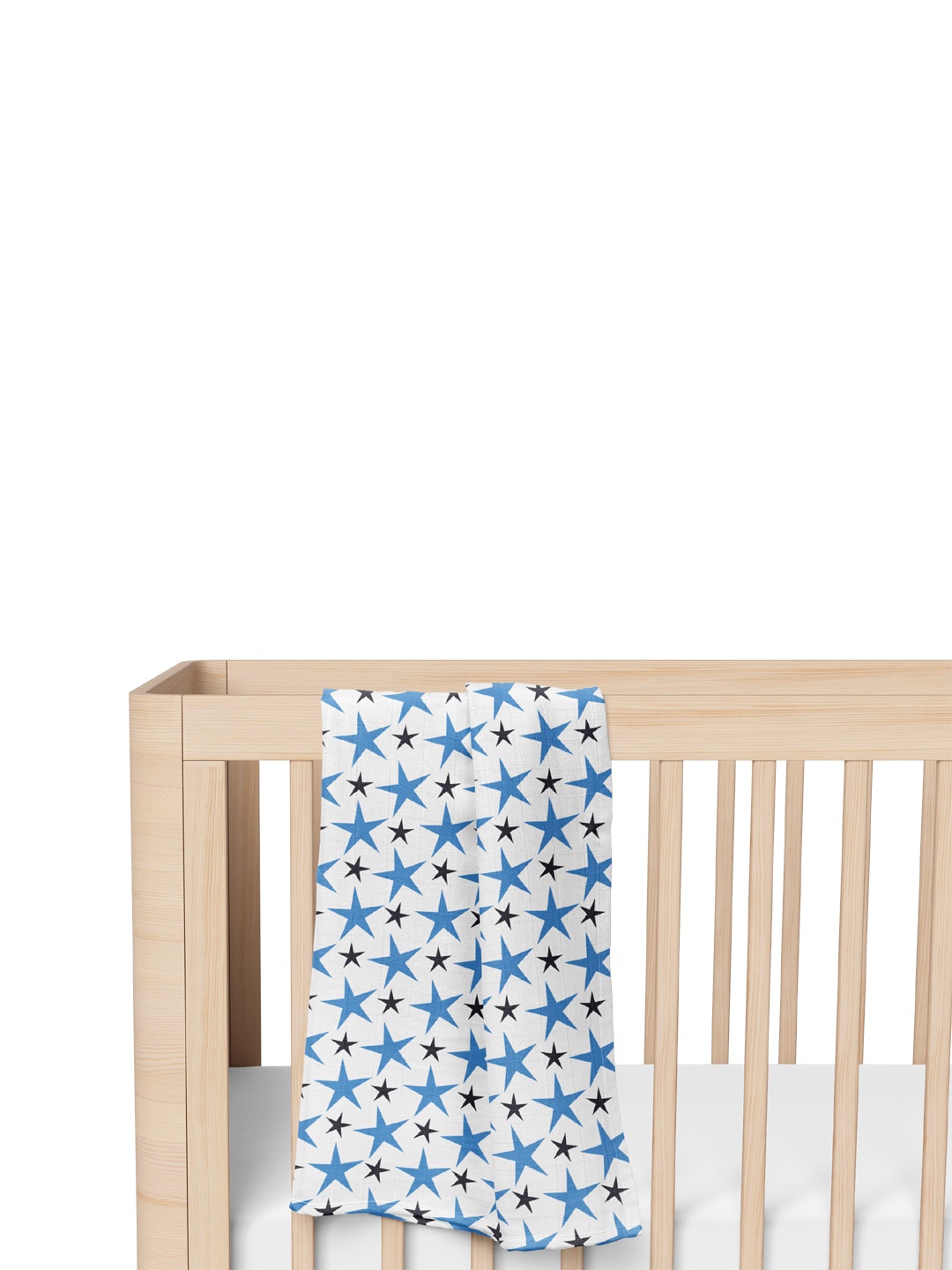 

Moms Home Infants Pack Of 4 Printed Organic Cotton Muslin Swaddles, Multi