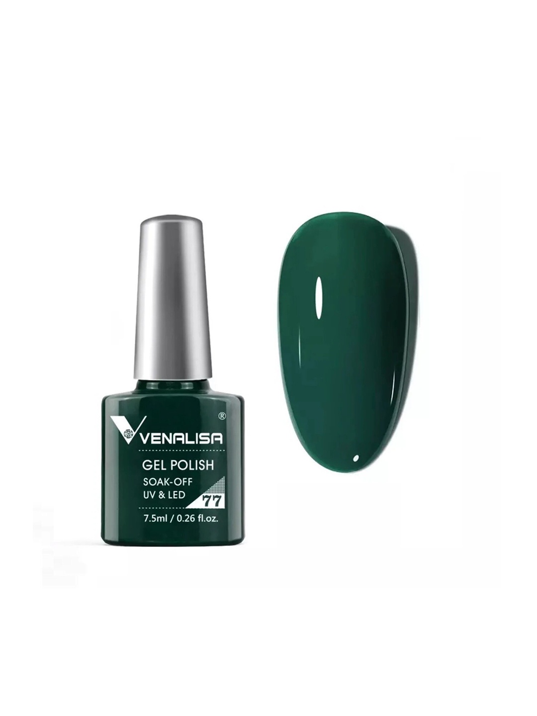 

VENALISA Soak-Off UV & LED Gel Nail Polish - Shade 77, Green