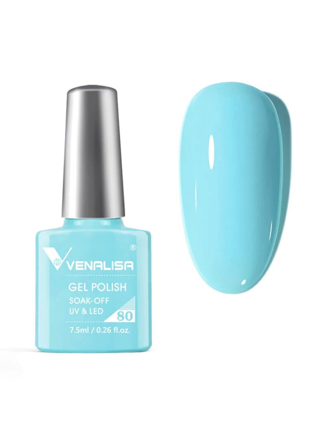 

VENALISA Soak-Off UV & LED Gel Nail Polish - Shade 80, Blue