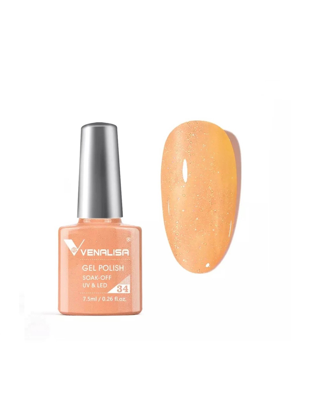 

VENALISA Soak-Off UV & LED Gel Nail Polish - Shade 34, Yellow