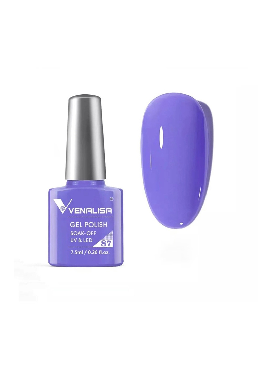

VENALISA Soak-Off UV & LED Gel Nail Polish - Shade 87, Purple