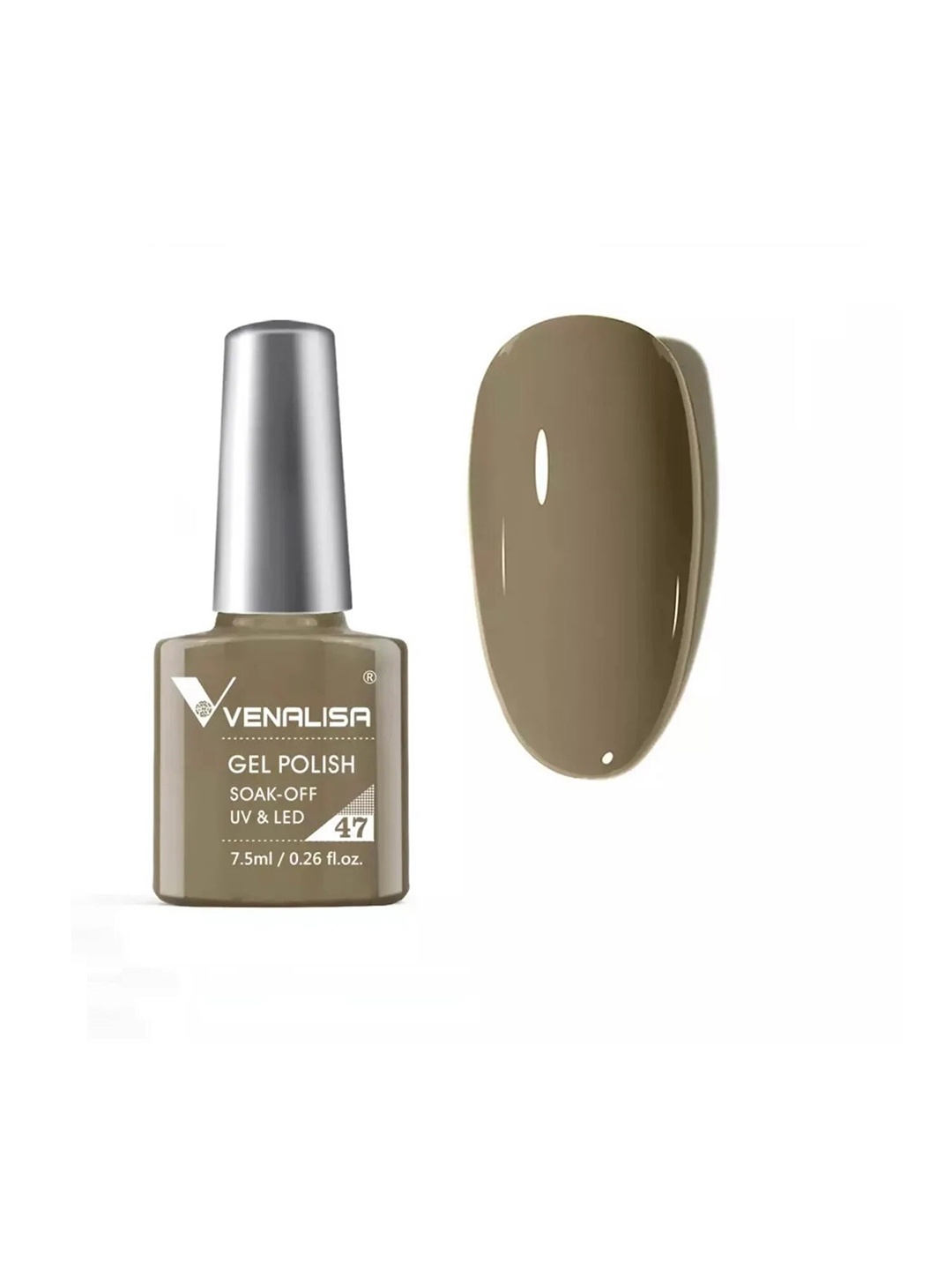 

VENALISA Soak-Off UV & LED Gel Nail Polish - Shade 47, Olive