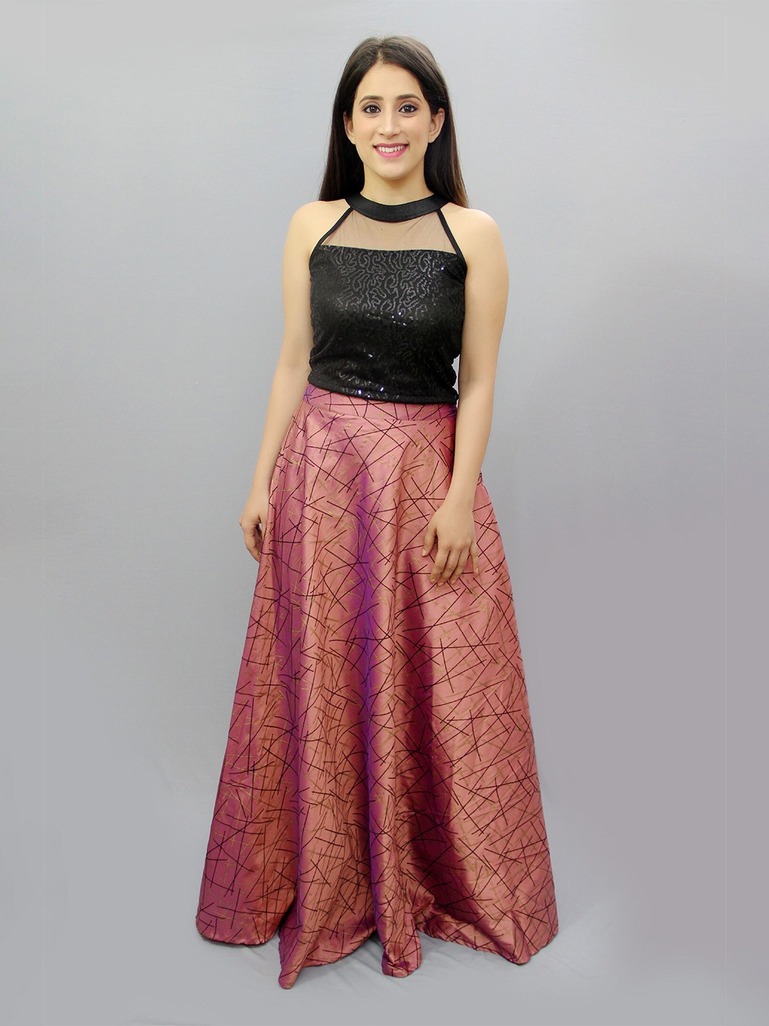 

CRAZEVILLA Printed Lehenga Choli, Pink