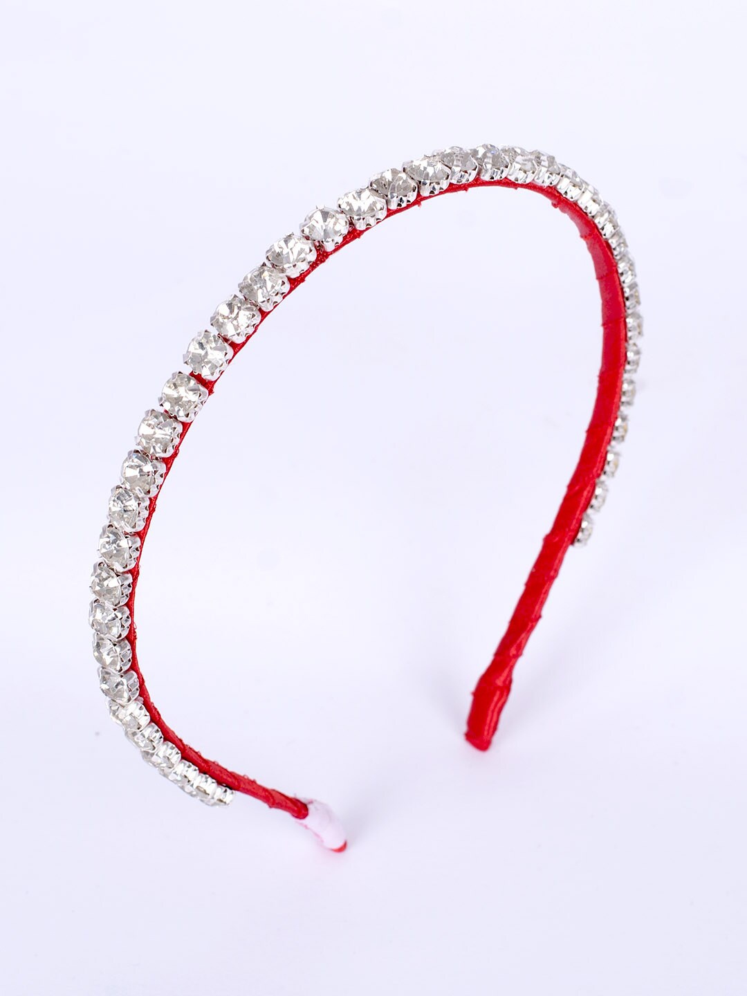 

Choko Girls Red & White Embellished Hairband