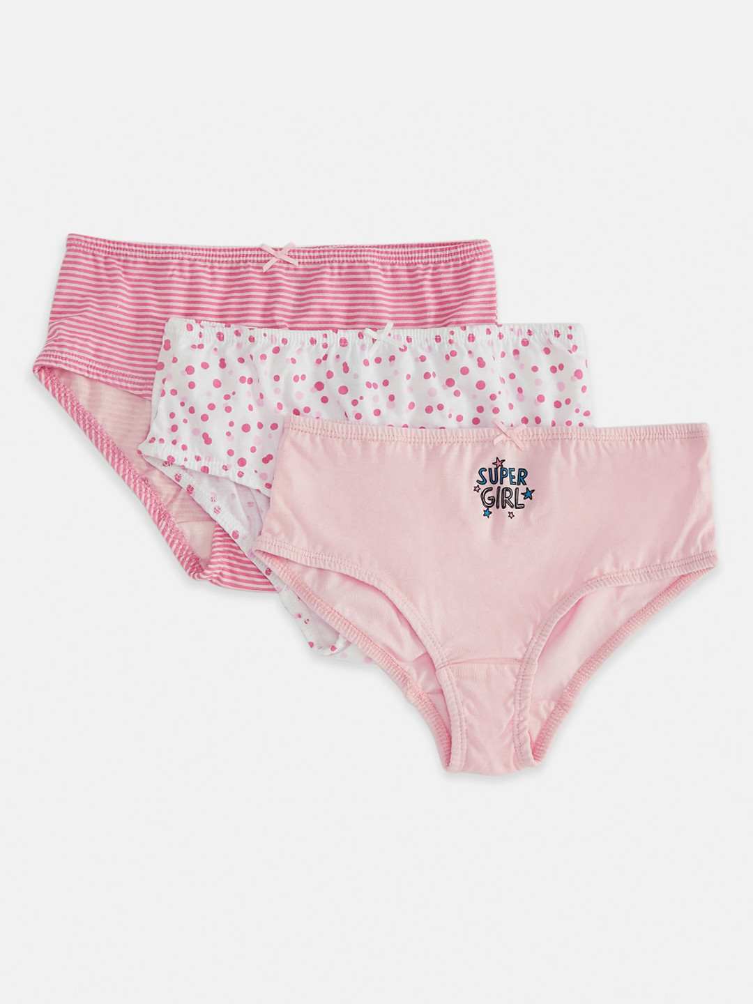 

Pantaloons Junior Girls Pack of 3 Printed Cotton Briefs 8905500087853-MULTI