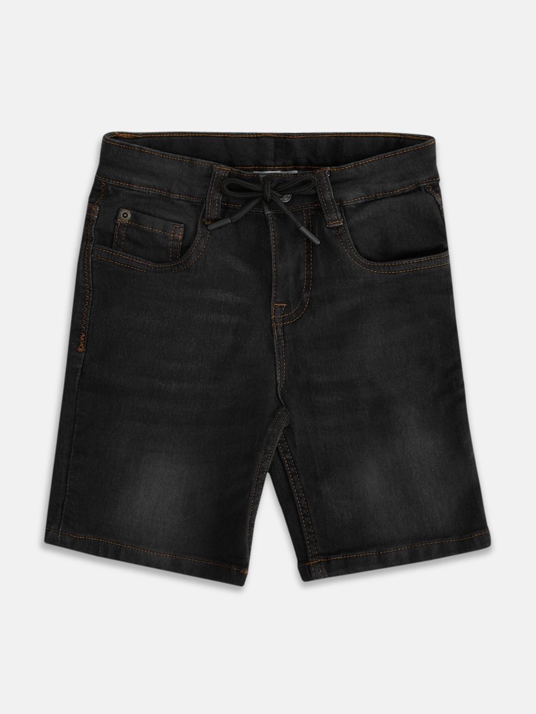 

Pantaloons Junior Boys Black Denim Shorts