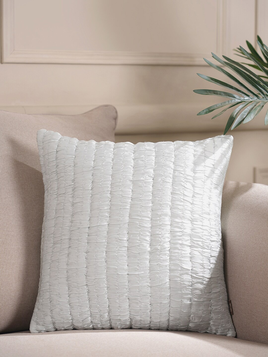 

Pure Home and Living Blue Striped Square Cushion Covers