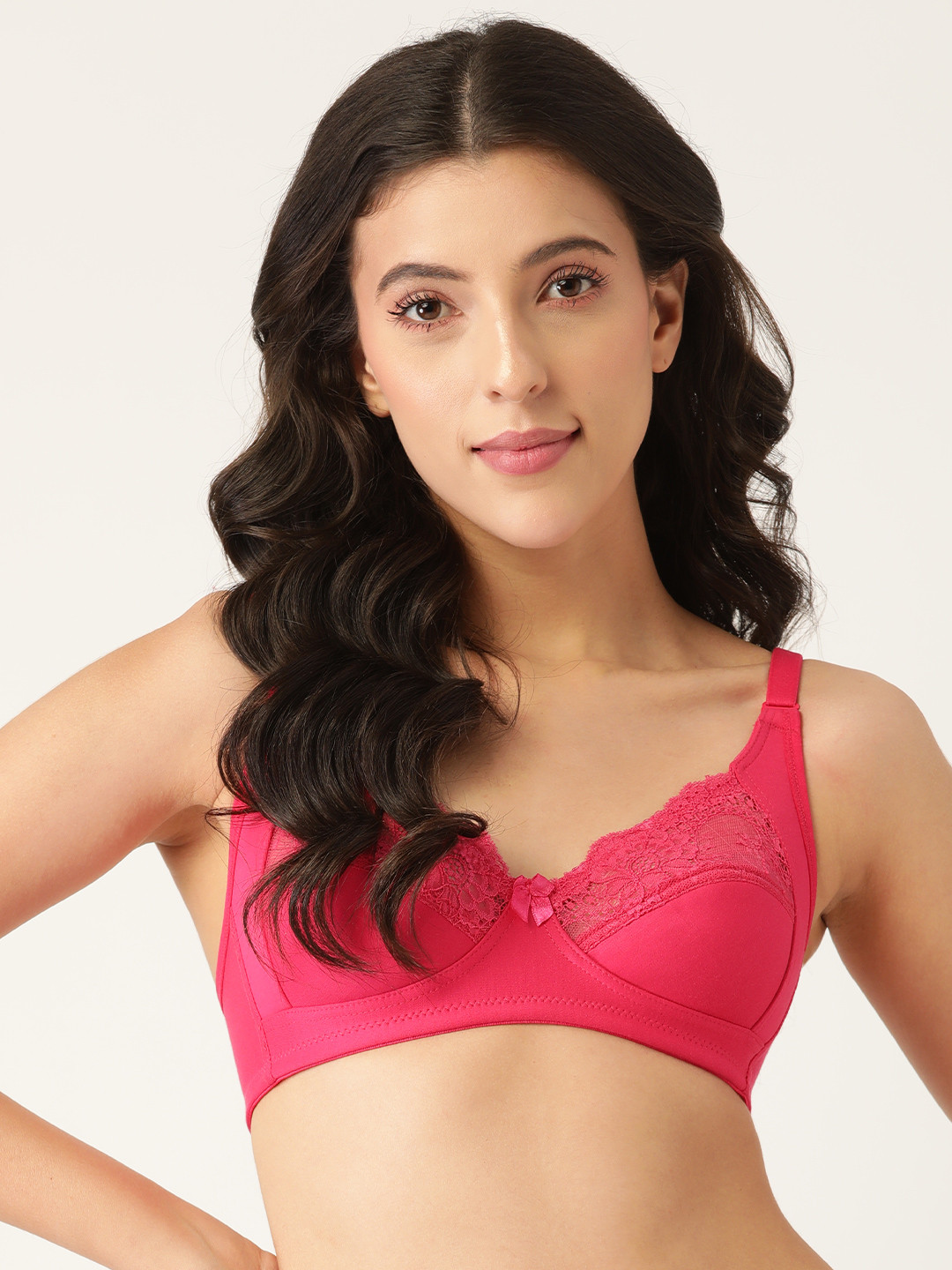 

Lady Lyka Fuchsia Floral Bra