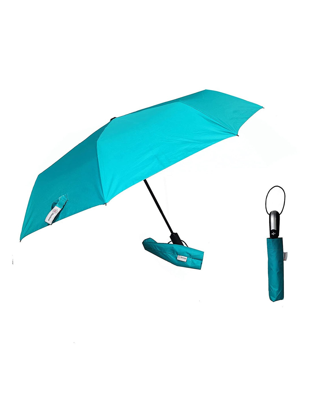 

Destinio Blue Solid 3-Fold Umbrella