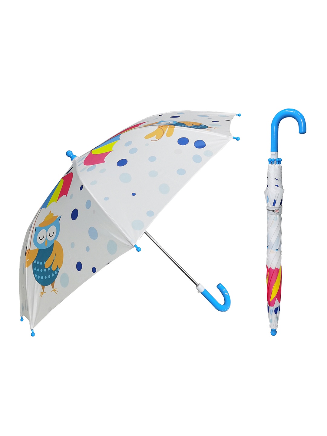 

Destinio Kids White Printed Waterproof Umbrellas