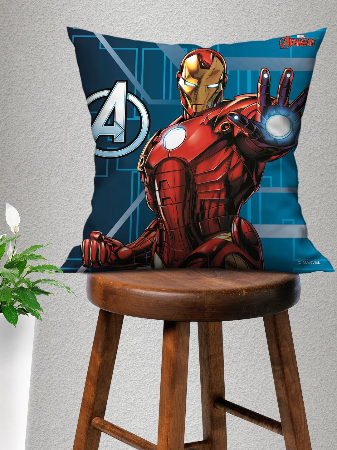 

Disney Multicoloured Marvel Ironman Pre-filled Cushion, Multi