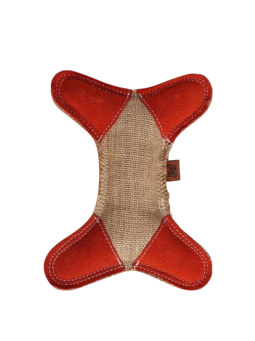 

thepawpstarco Red & Beige Self-Design Jute Pet Toy