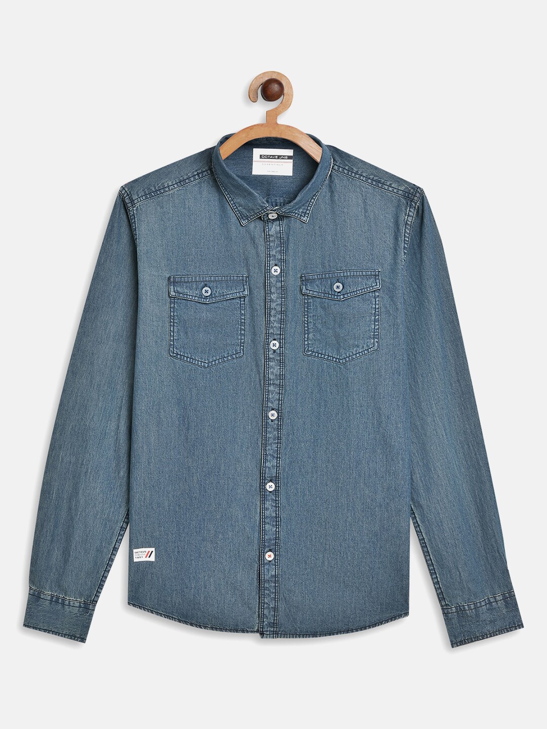 

Octave Boys Blue Regular Fit Cotton Casual Shirt