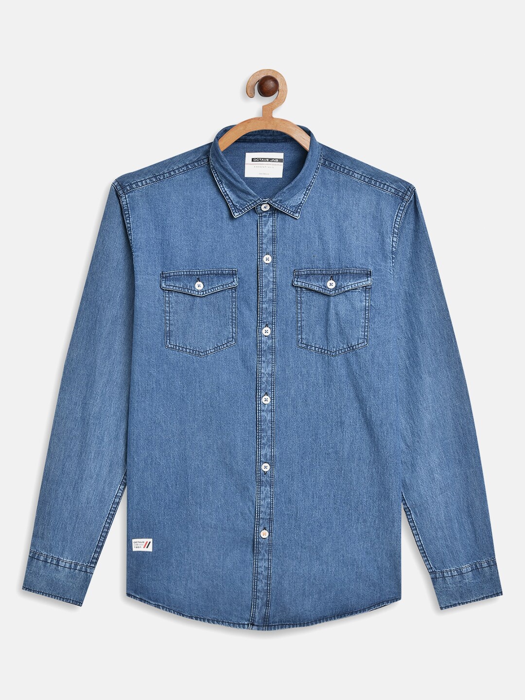 

Octave Boys Blue Regular Fit Cotton Casual Shirt