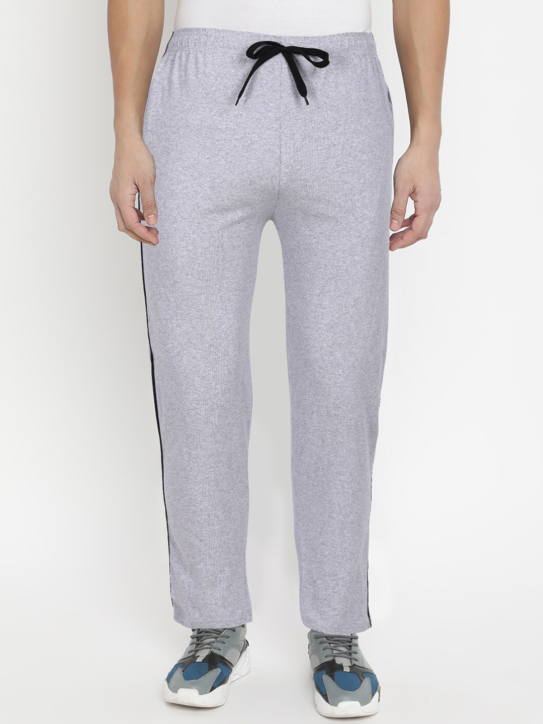 

V2 Value & Variety Men Grey Solid Cotton Track Pants