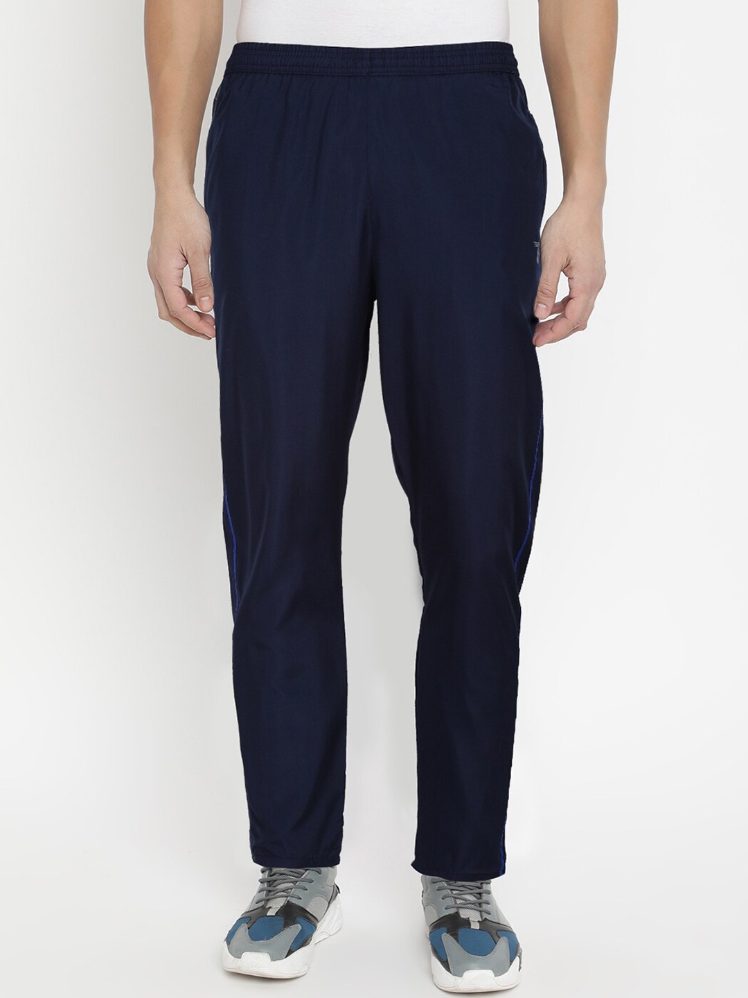 

V2 Value & Variety Men Navy Blue Solid Track Pants