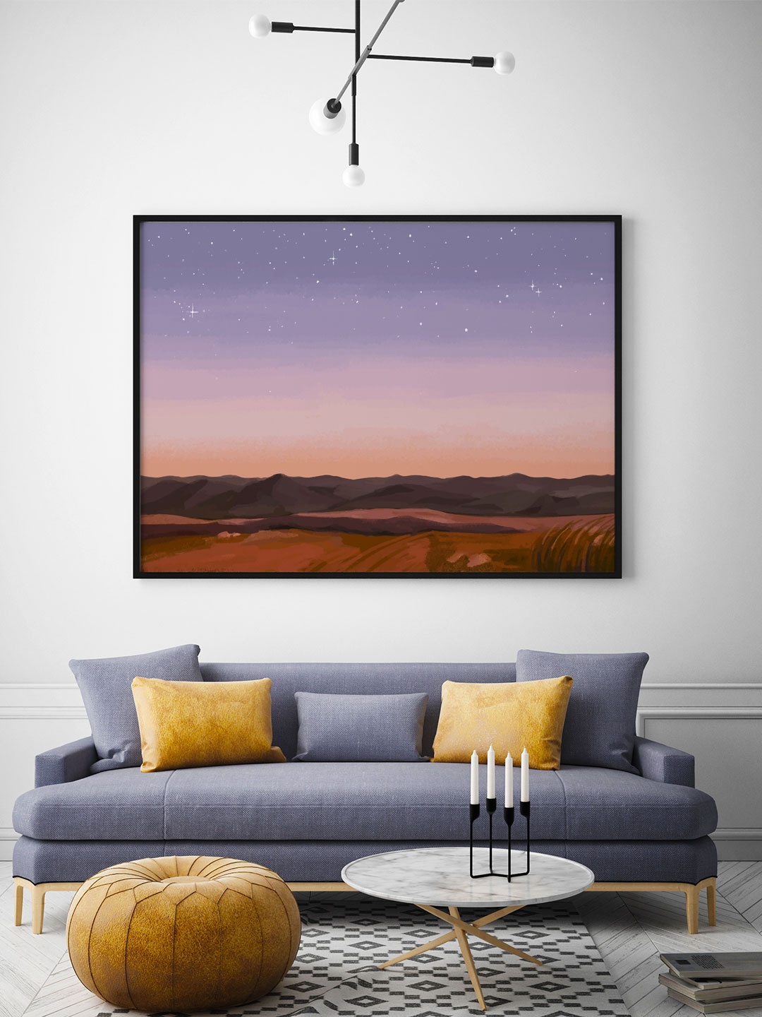 

ARTSPACE Multi-Coloured Sunset Canvas Wall Painting Art
