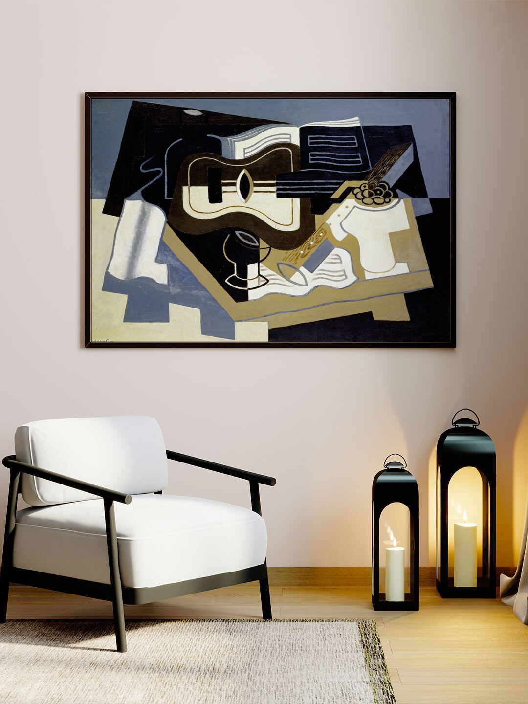 

ARTSPACE Blue & Brown Printed Painting Wall Art