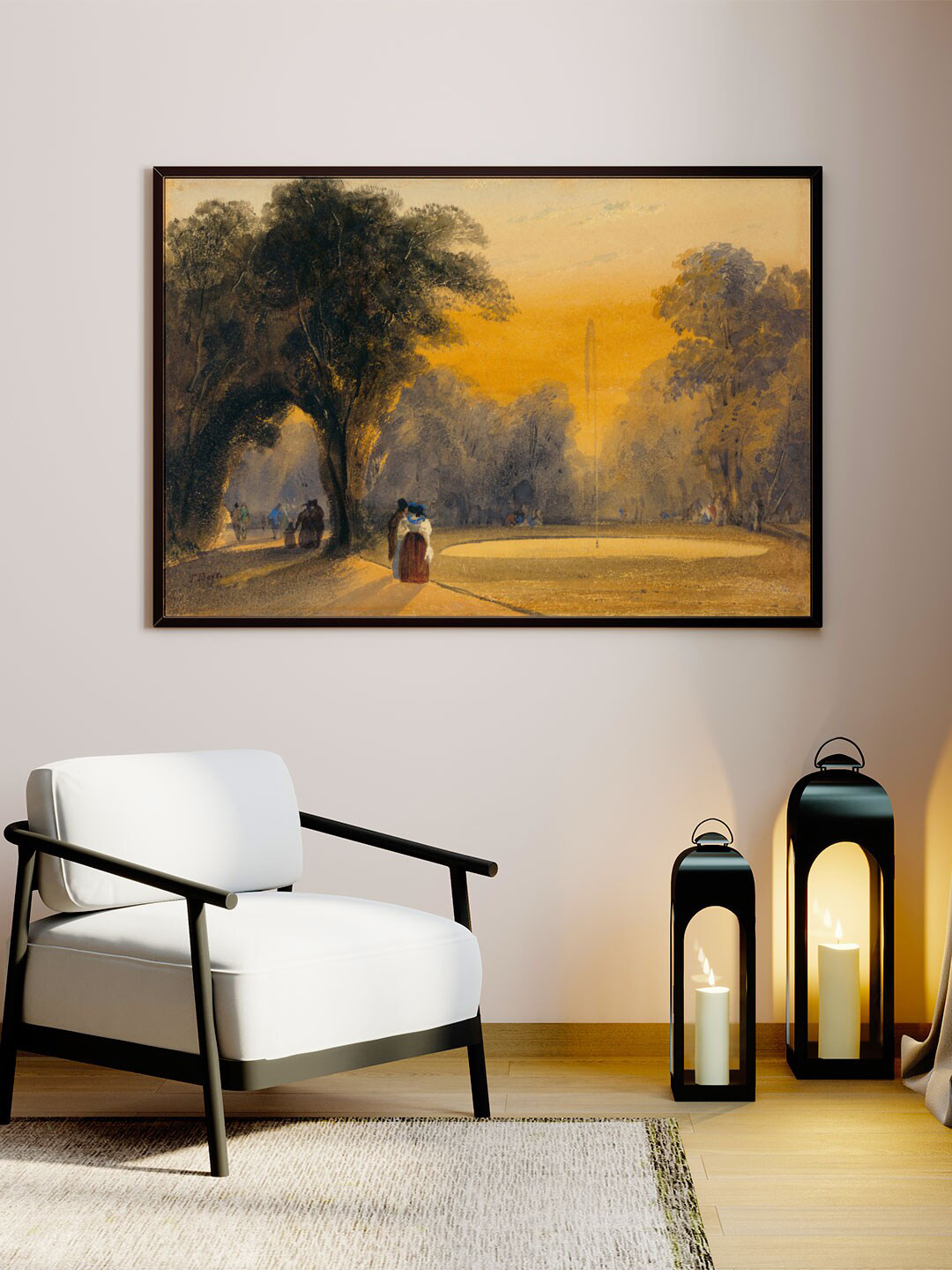 

ARTSPACE Blue Canvas Painting Wall Art