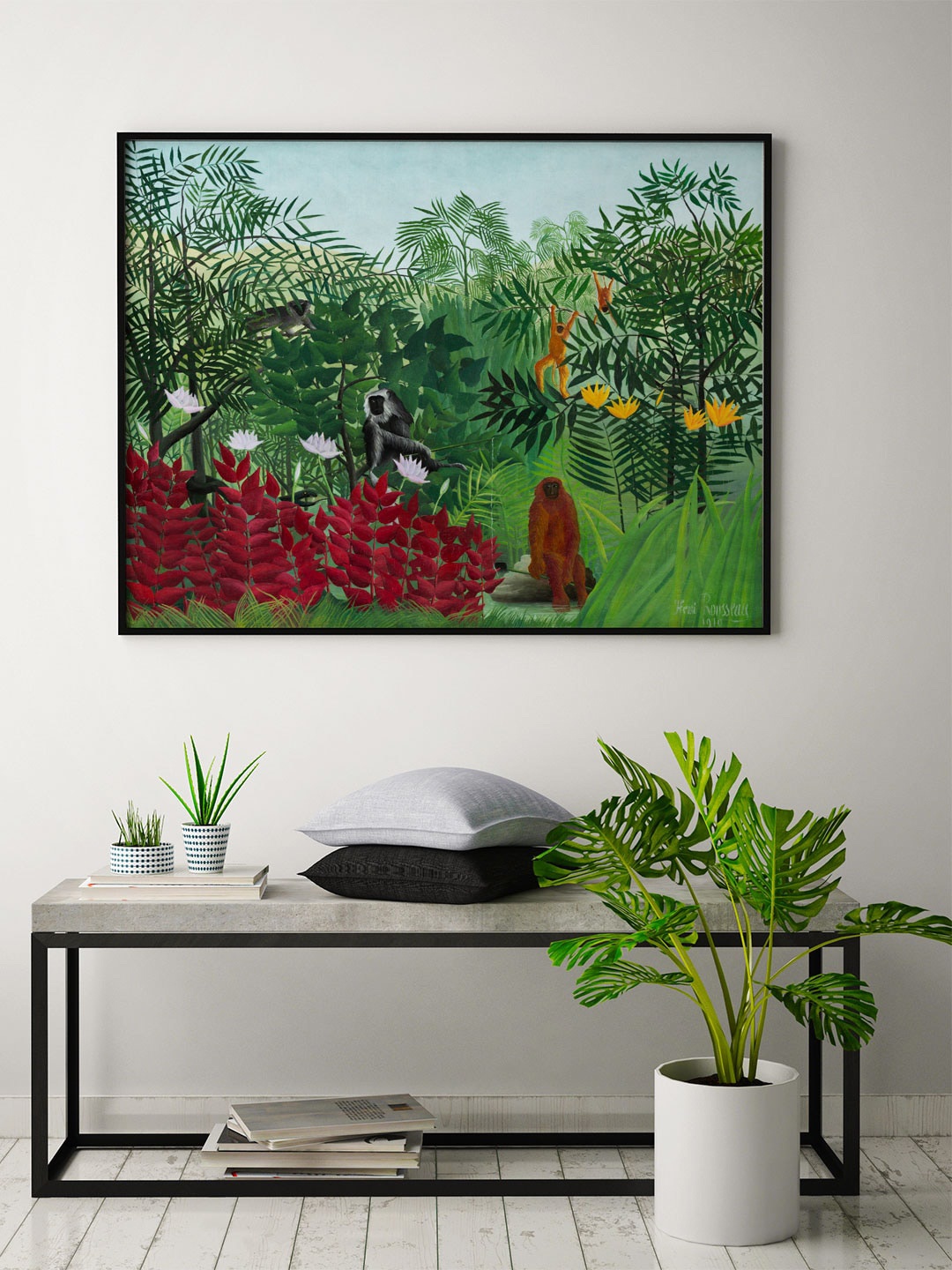 

ARTSPACE Green & Blue Printed Framed Wall Art