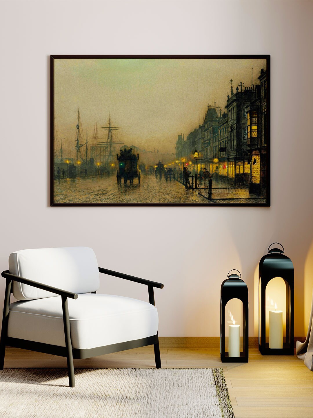 

ARTSPACE Reekie Glasgow Canvas Painting, Multi