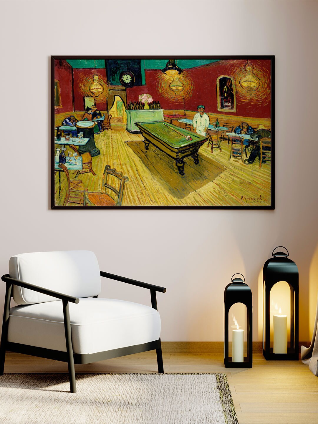 

ARTSPACE Yellow The Night Cafe Canvas Painting