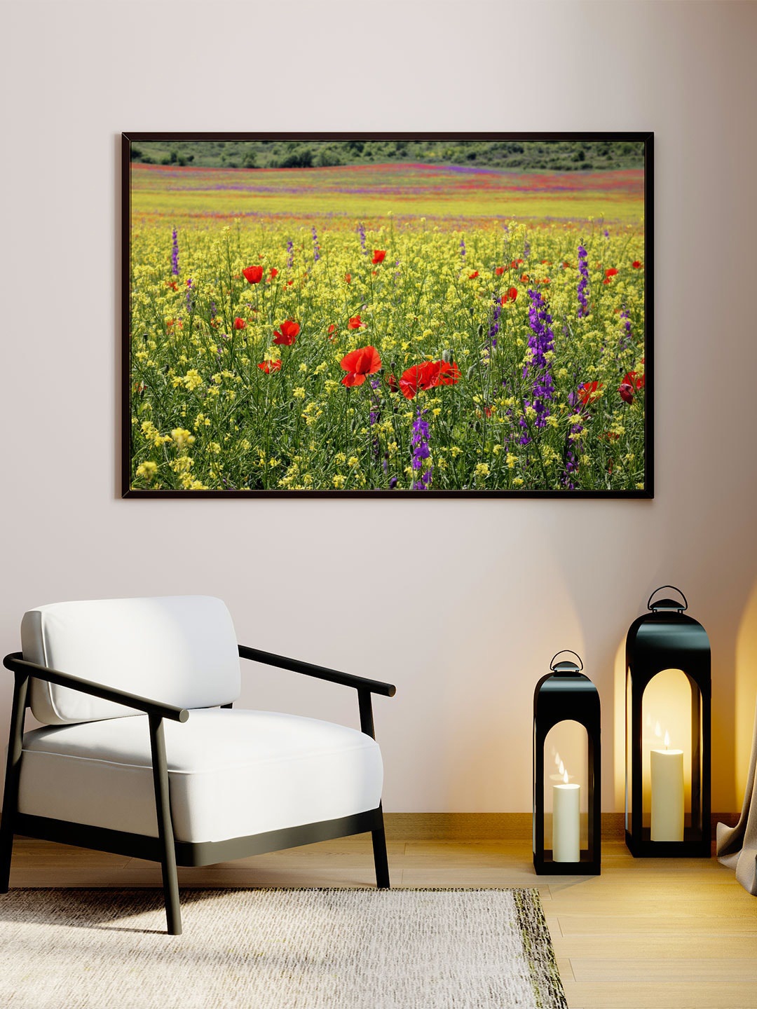 

ARTSPACE Green & Yellow Printed Framed Wall Art