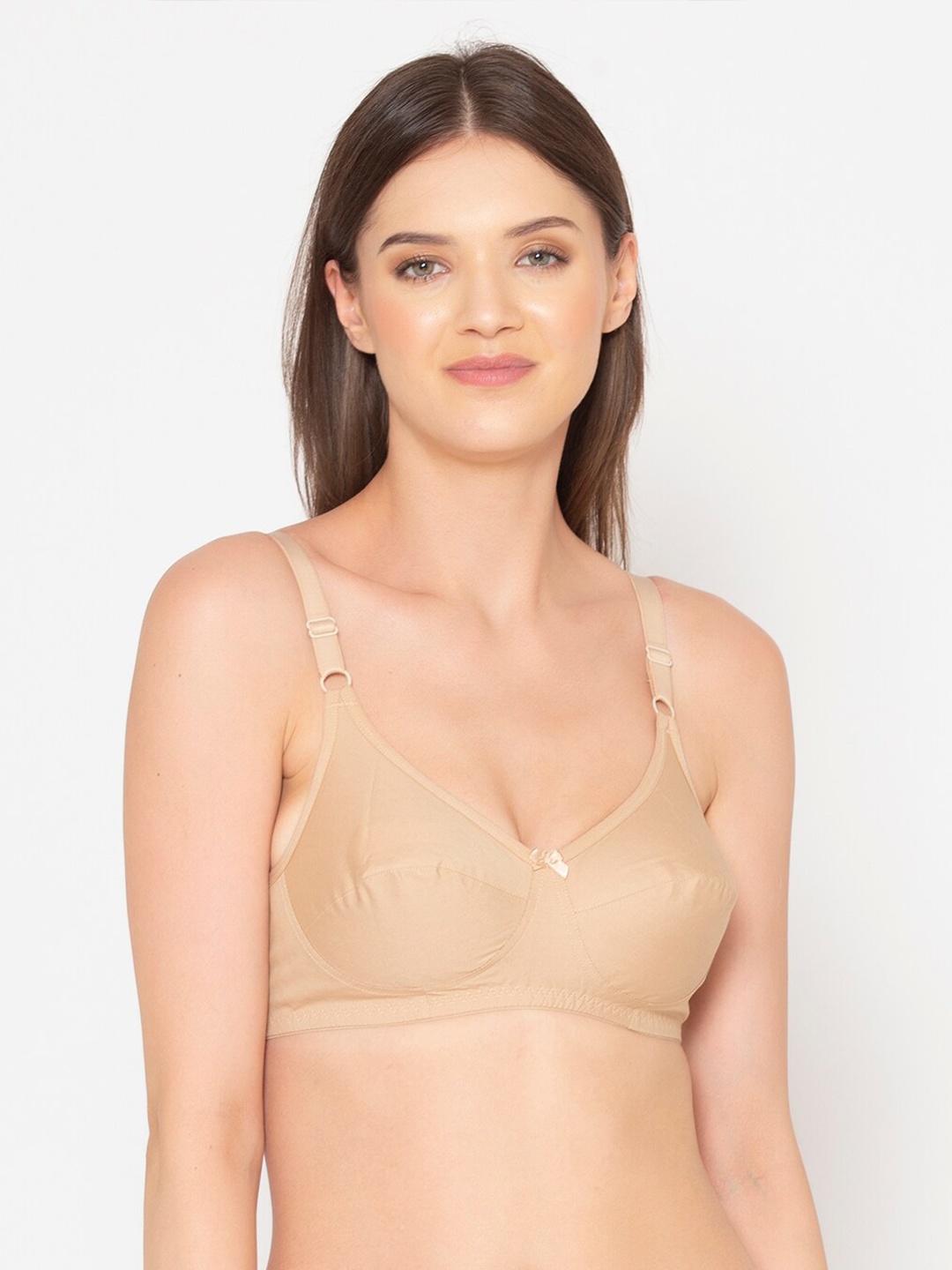 

GROVERSONS Paris Beauty Full Coverage Non-Padded Cotton Bra, Nude