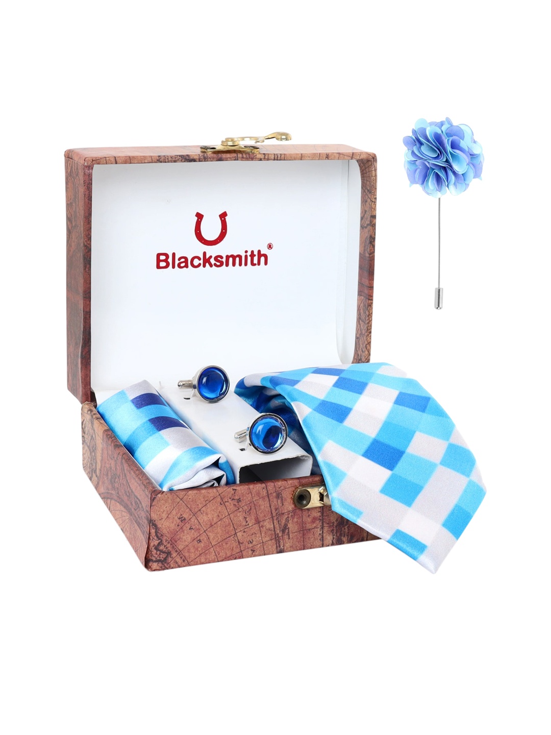 

Blacksmith Men Blue Accessory Gift Set