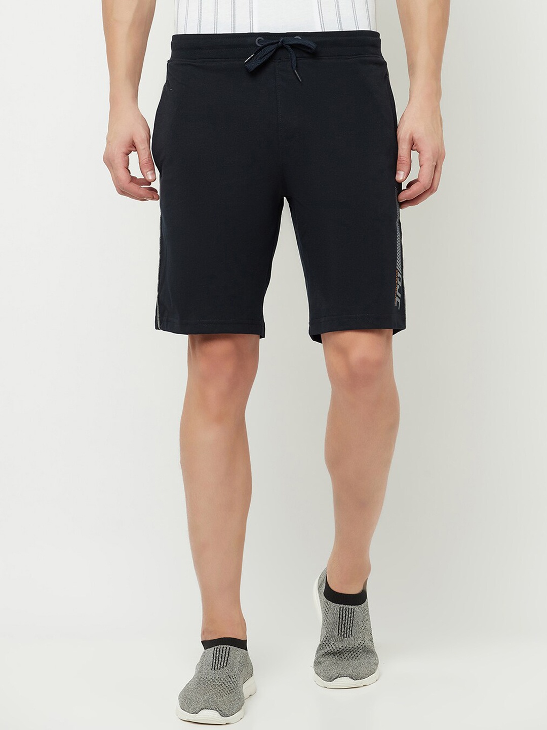 

Octave Men Navy Blue Sports Shorts
