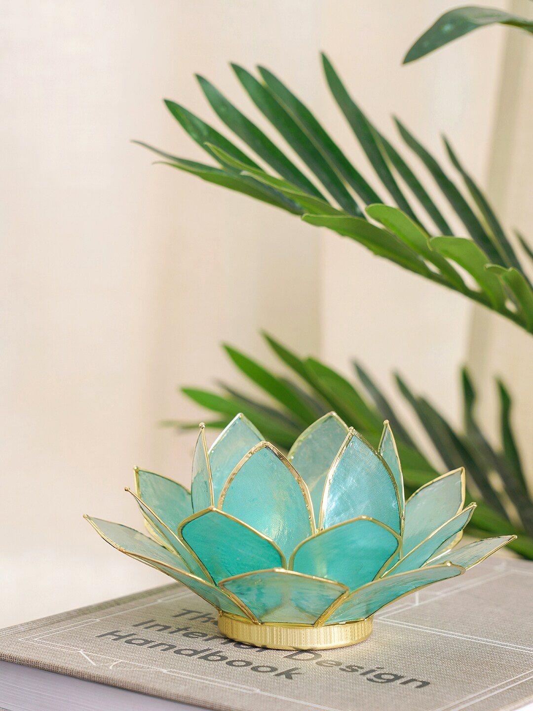 

Pure Home and Living Blue Textured Glass Votive Candle Holders