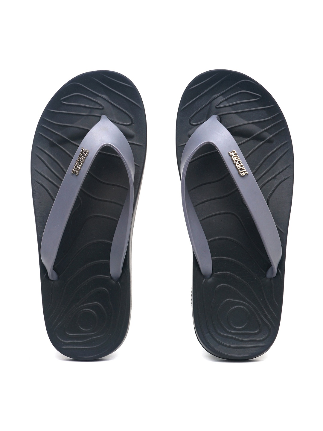 

Flipside Men Grey Solid Thong Flip-Flops