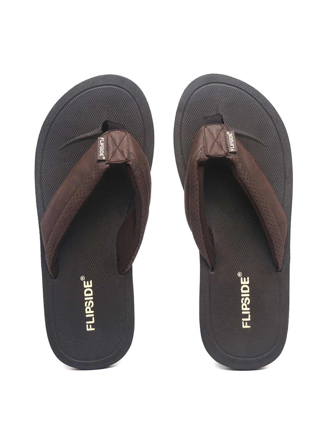 

Flipside Men Brown Solid Thong Flip-Flops