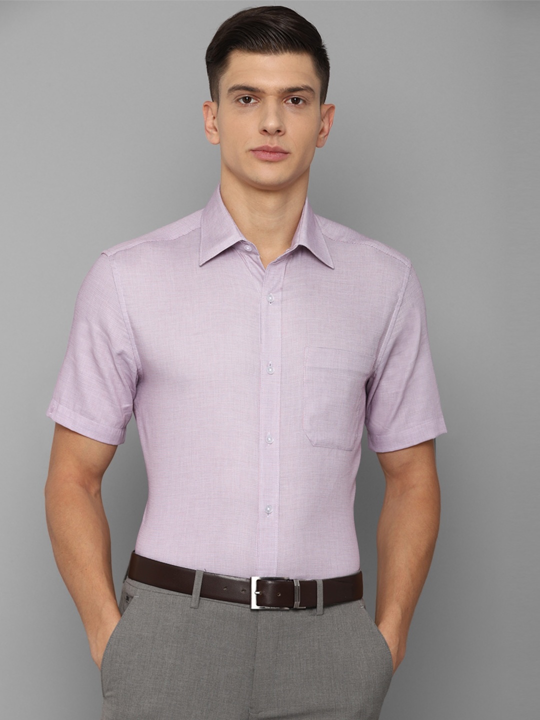 

Louis Philippe Men Purple Formal Shirt