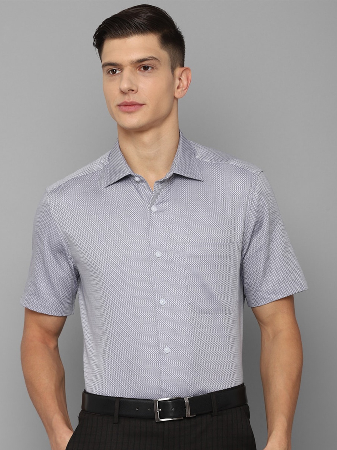 

Louis Philippe Men Grey Formal Shirt