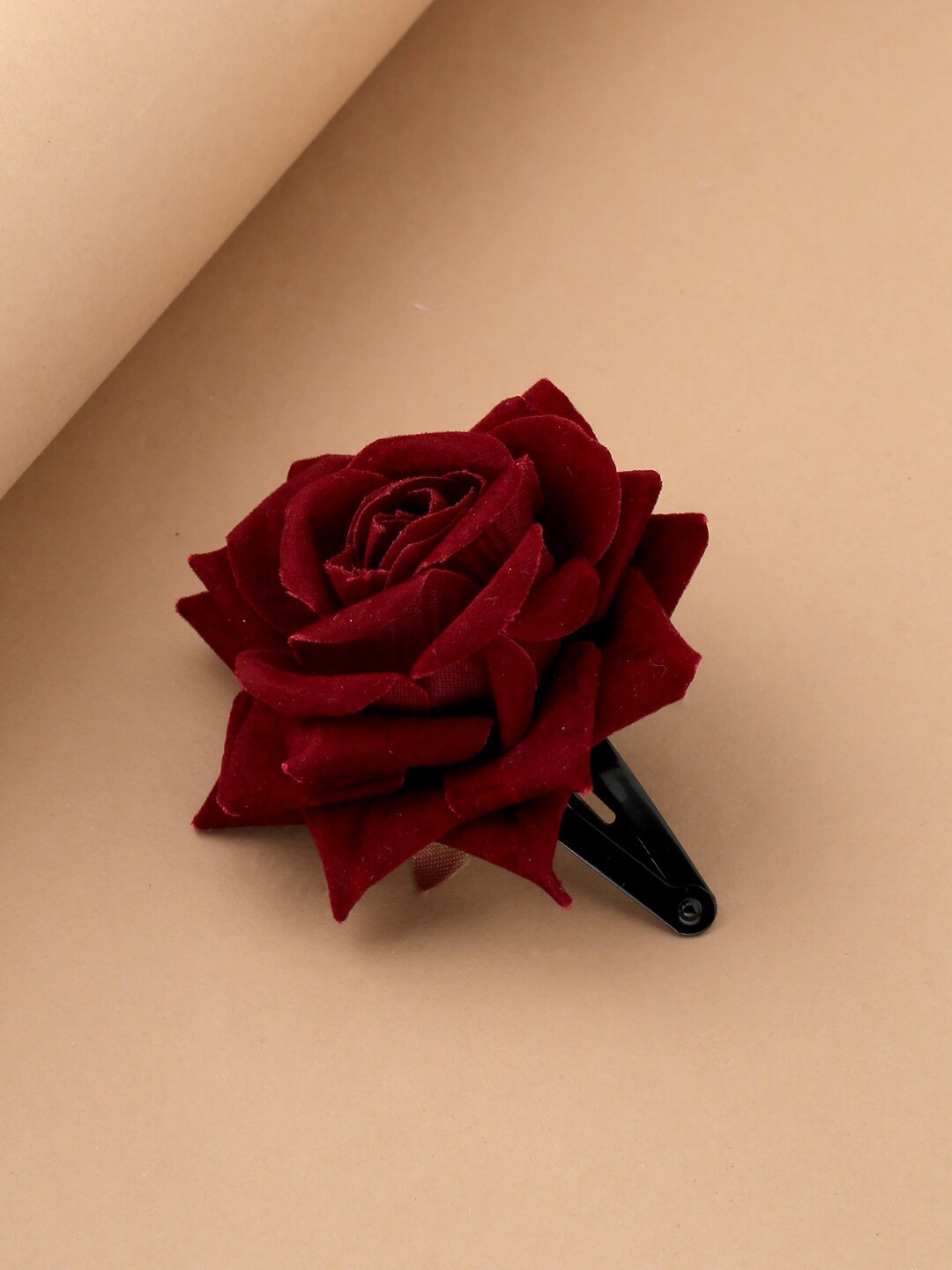 

VIRAASI Women Maroon Embellished Alligator Hair Clip